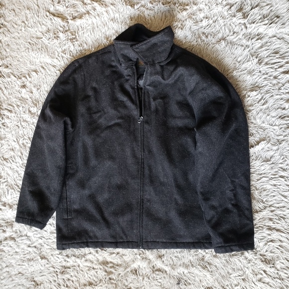 Black Wool Coat - Picture 1 of 2